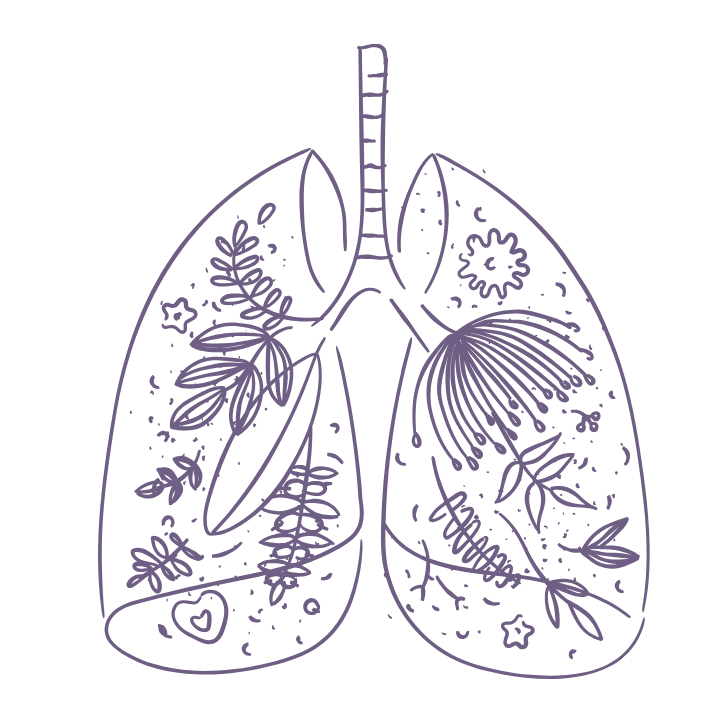 Icon von einer Frau in Strichzeichnung